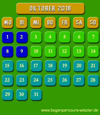 �ffnungszeiten Oktober