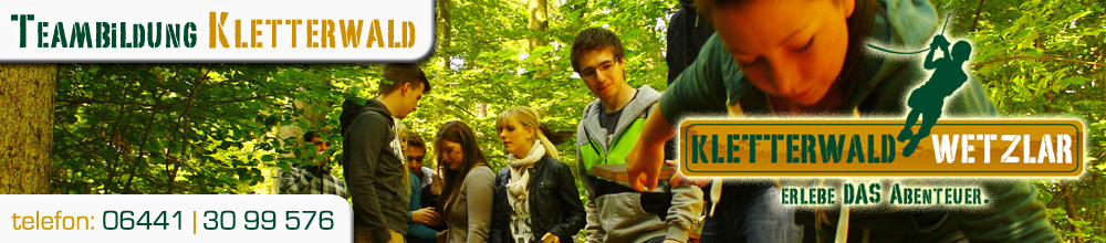 Teambildung Teamevents Kletterwald Wetzlar