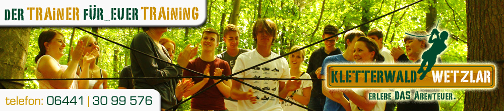 Teambildung Teamevents Kletterwald Wetzlar