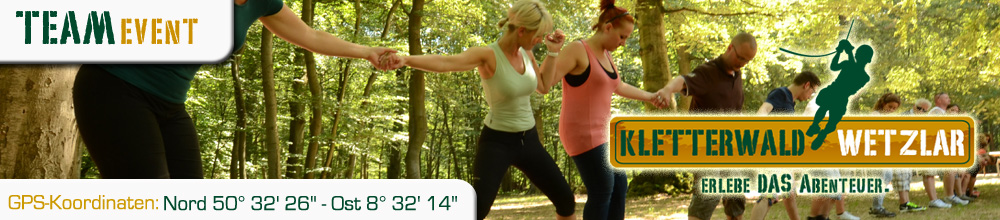 Teambildung Teamevents Kletterwald Wetzlar