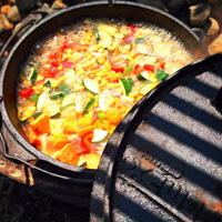 Kochen im Dutch Oven