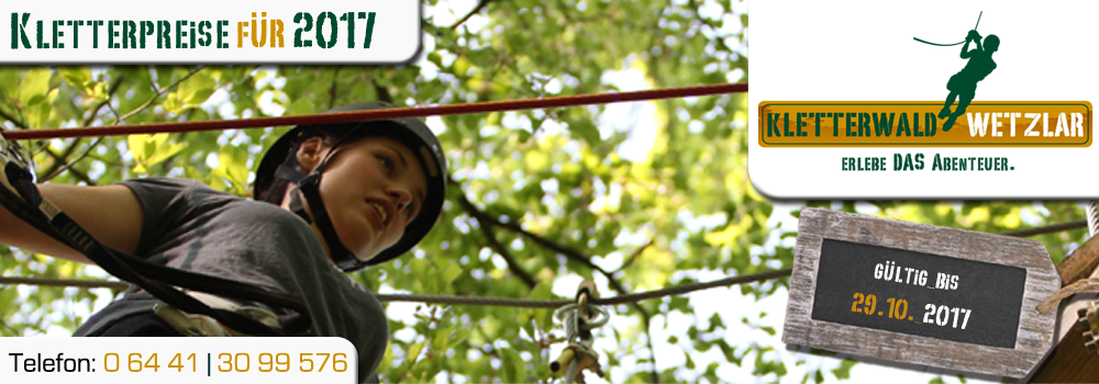 Kletterwald Wetzlar - erlebe DAS Abenteuer