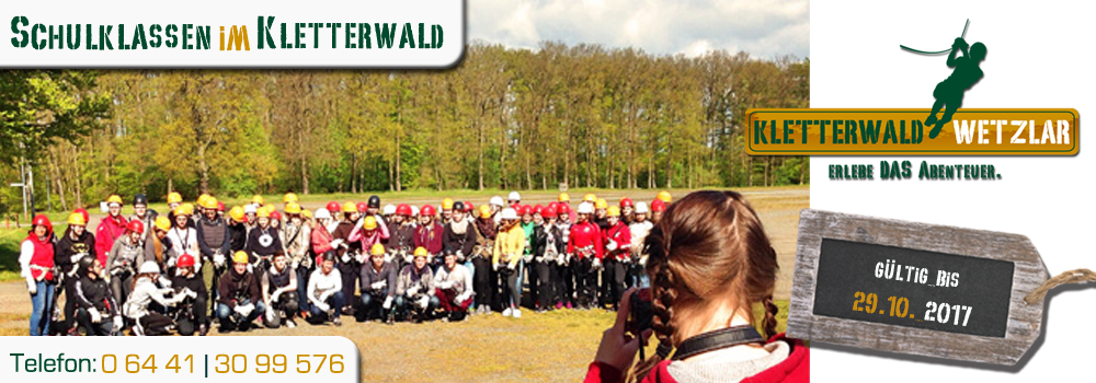 Kletterwald Wetzlar - erlebe DAS Abenteuer