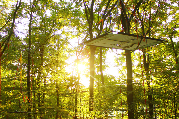 Portaledge im Sonnenlicht